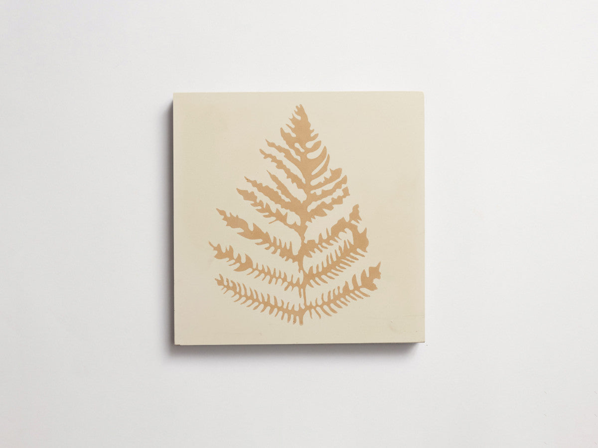 cement: clé + erica tanov | fern | paste + glove ~ 8"x8"x⅝"