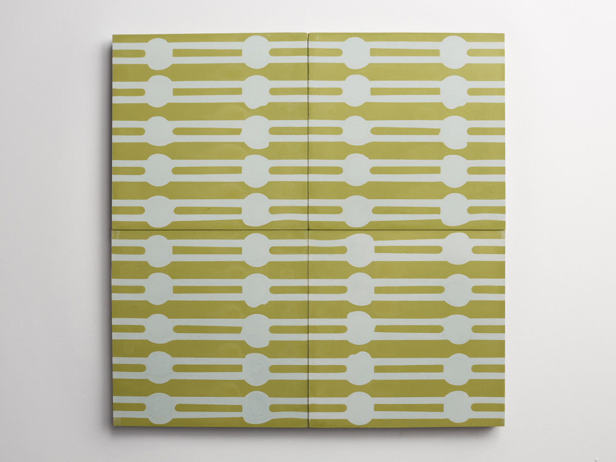 cement: clé + erica tanov | jacobsen | olive + celadon ~ 8"x8"x⅝"
