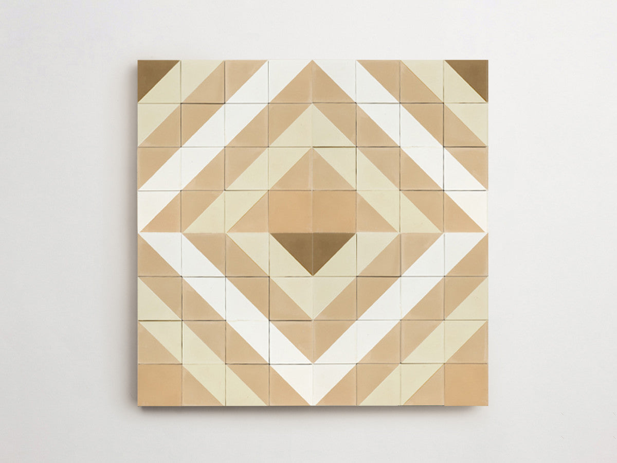 cement: clé + serena dugan studio | terra mural | army, roan, glove + paste ~ 4"x4"x⅝"