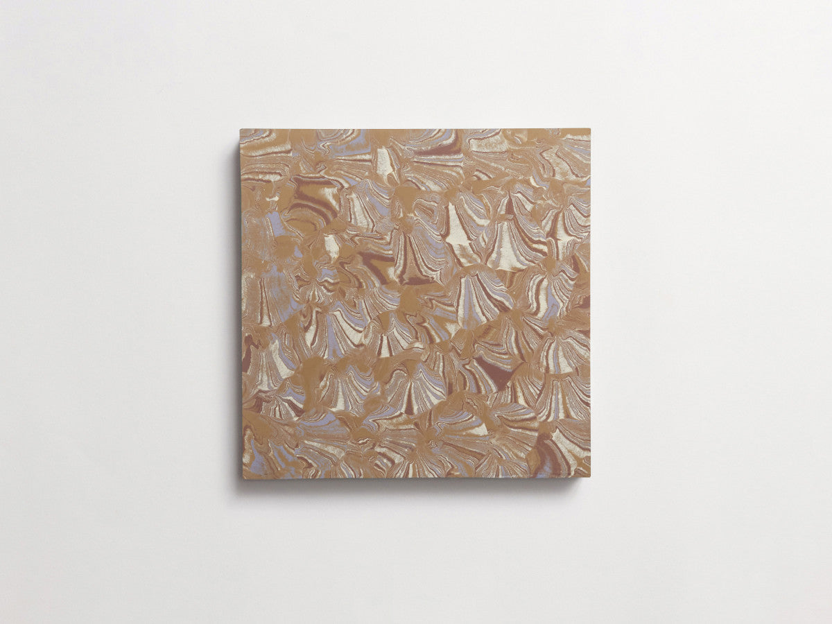 cement: clé + reath design | vicens | army, roan, ikat + chestnut ~ 8"x8"x⅝"