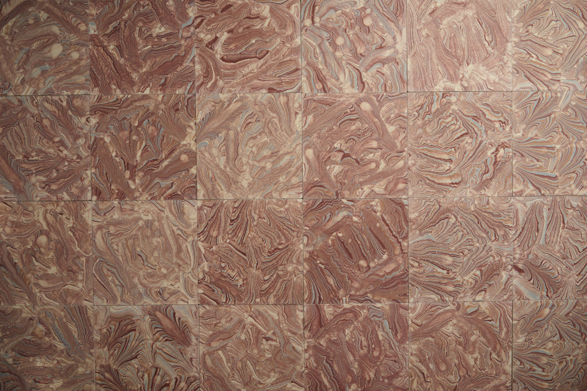 cement: clé + reath design | risguardo | roan, chestnut, umber + vintage jade ~ 8"x8"x⅝"