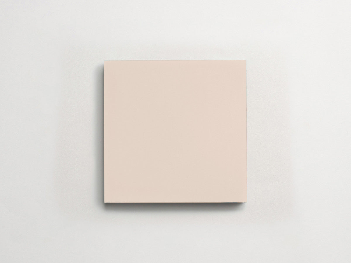 Cement tile solid colors 8x8 Square Shell Pink.