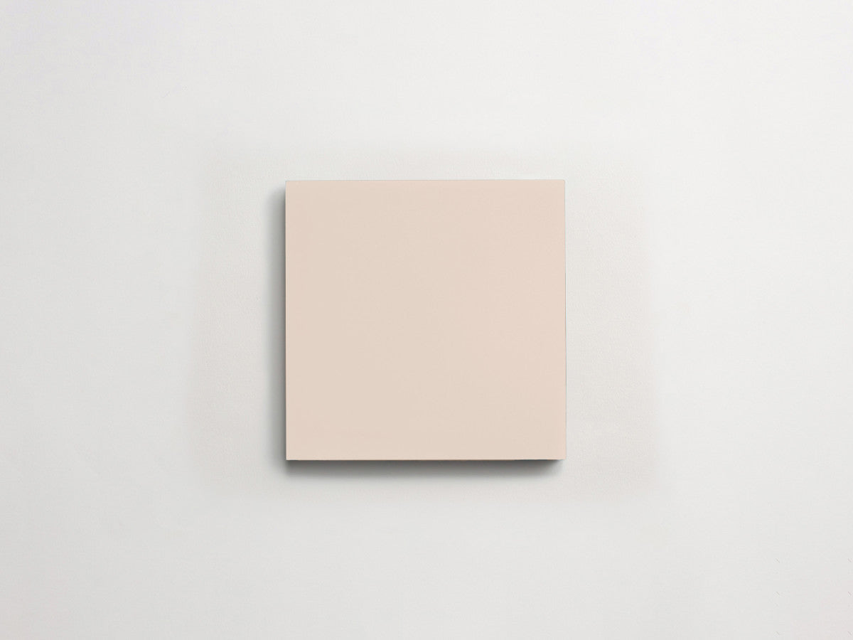 Cement tile solid colors 4x4 Square Shell Pink.