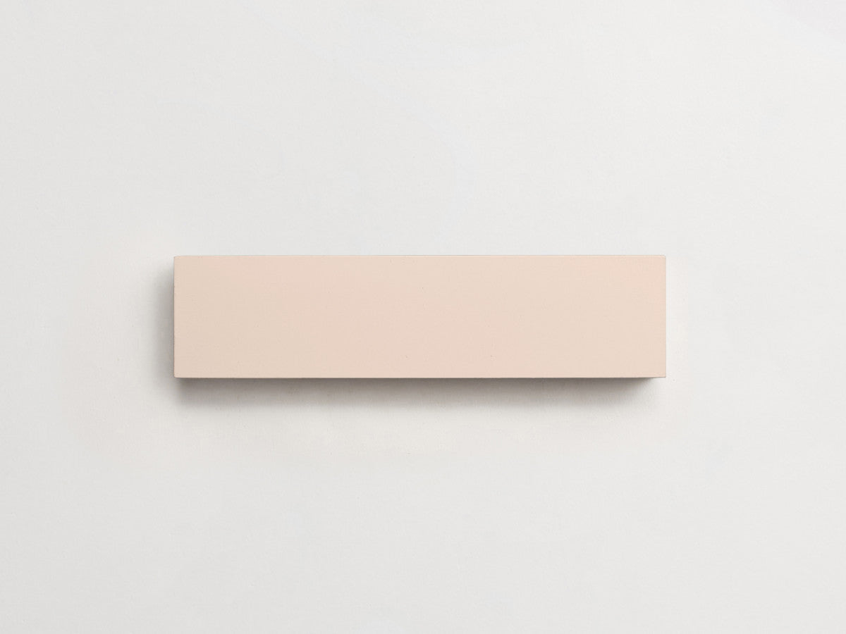 Cement tile solid colors 8x2 Rectangle Shell Pink.