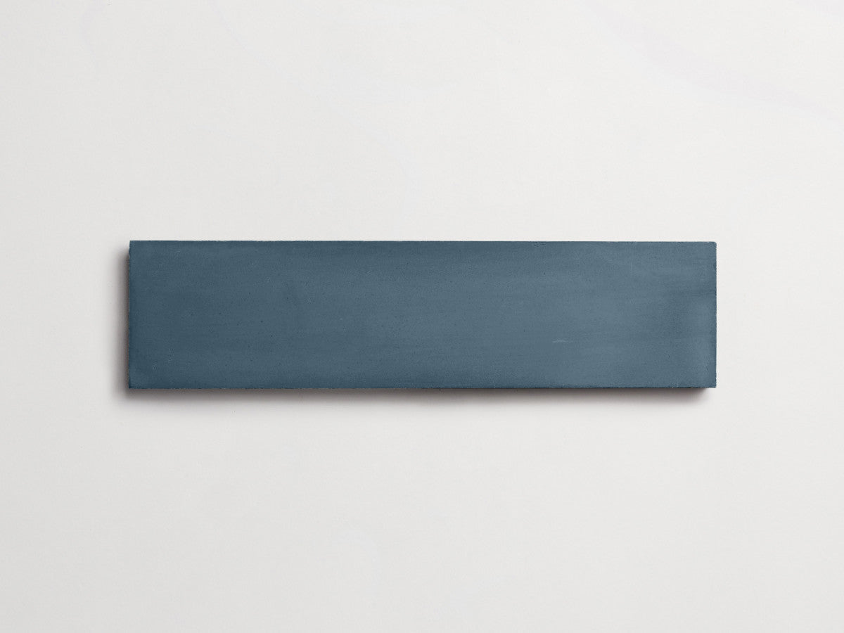 Cement Checkerboard Tile Trio 12x3 Green, Blue, Green.