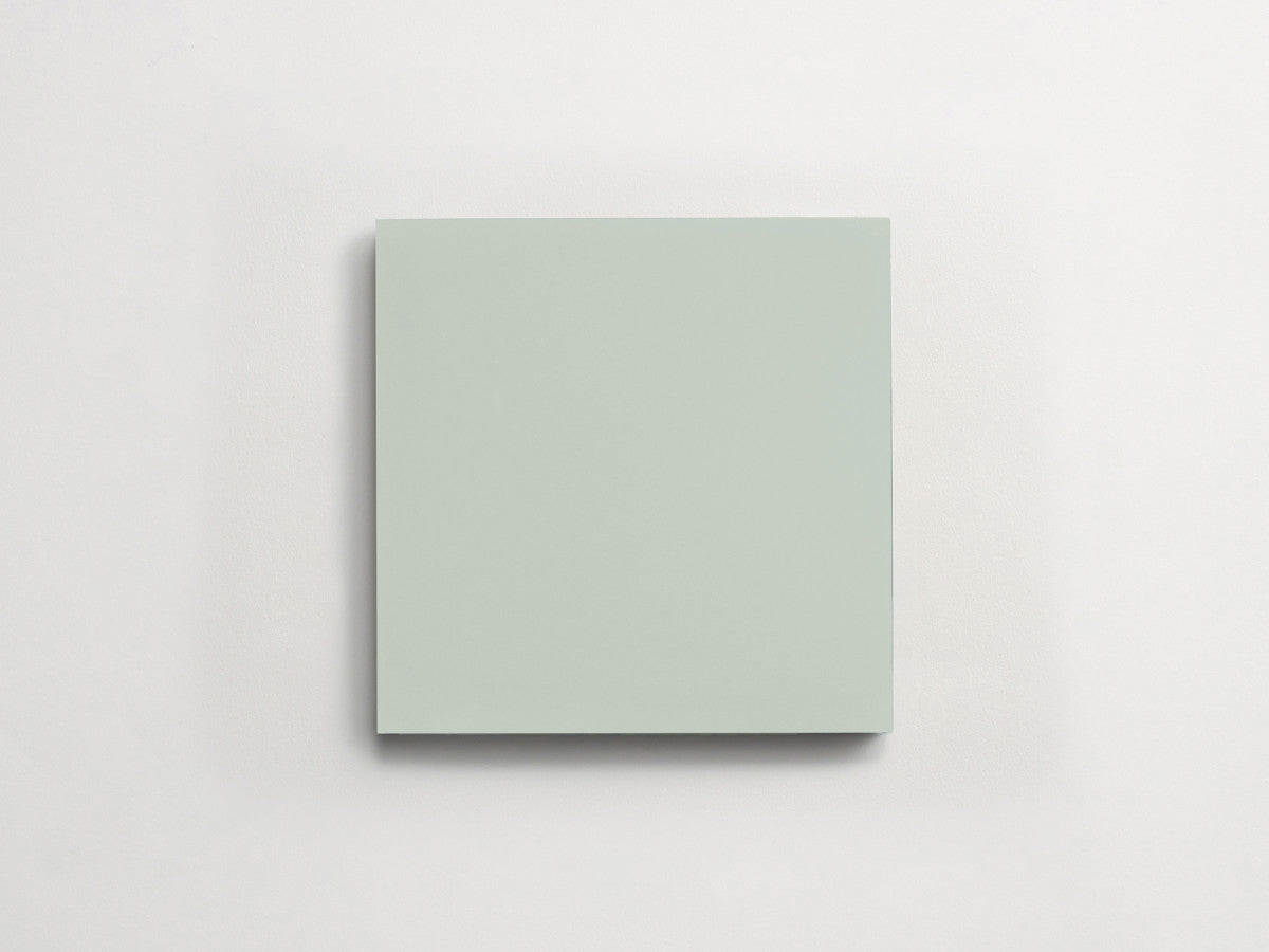Cement tile solid colors 8x8 Square Celadon Green.