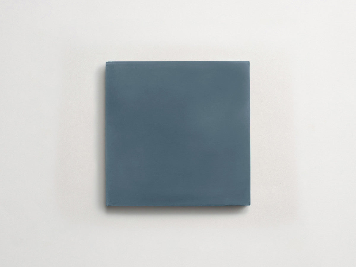Cement tile solid colors 8x8 Square Federal Blue.