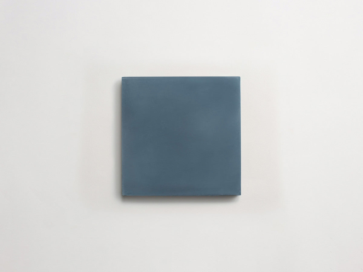 Cement Checkerboard Tile Trio 4x4 Green, Blue, Green.