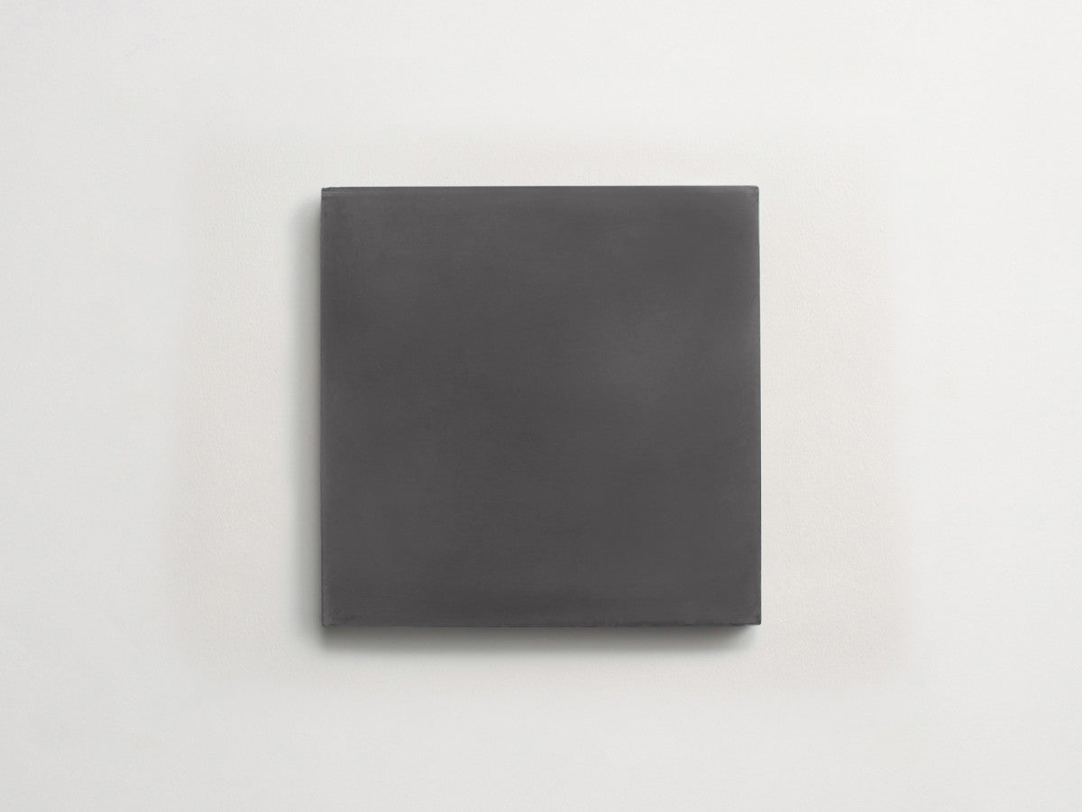 Cement tile solid colors 8x8 Square Charcoal Grey.