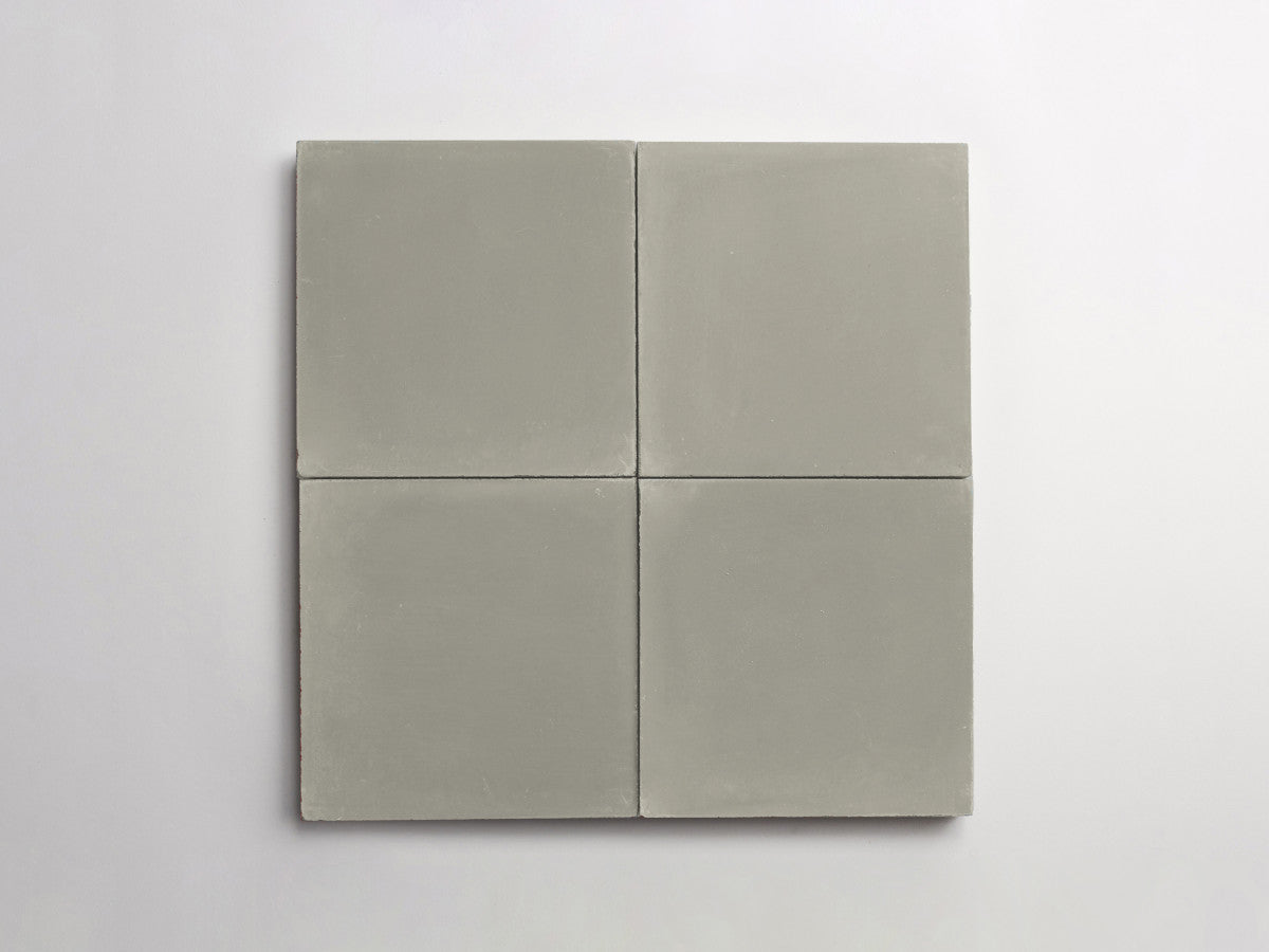 Cement tile solid colors 8x8 Square Wolf Grey.