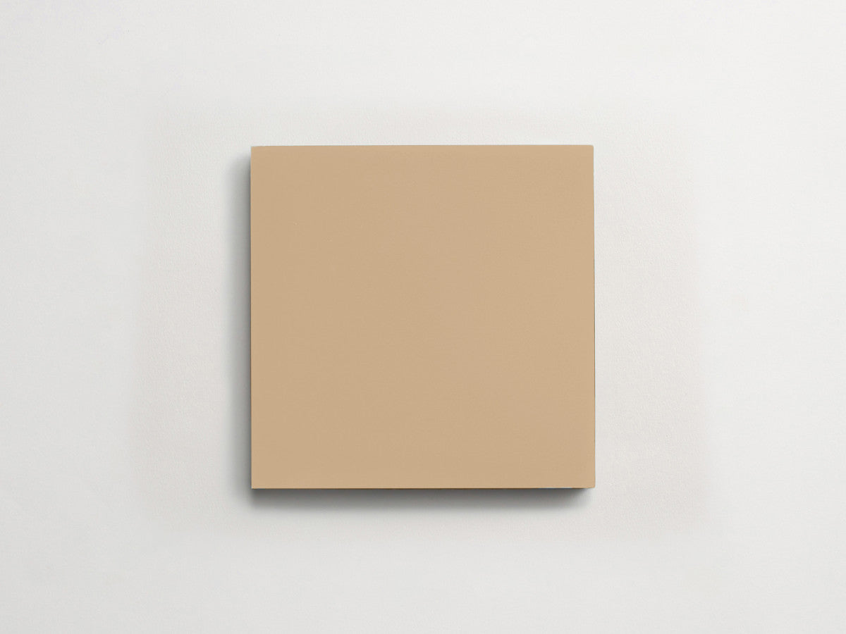 Cement tile solid colors 8x8 Square Glove Brown.