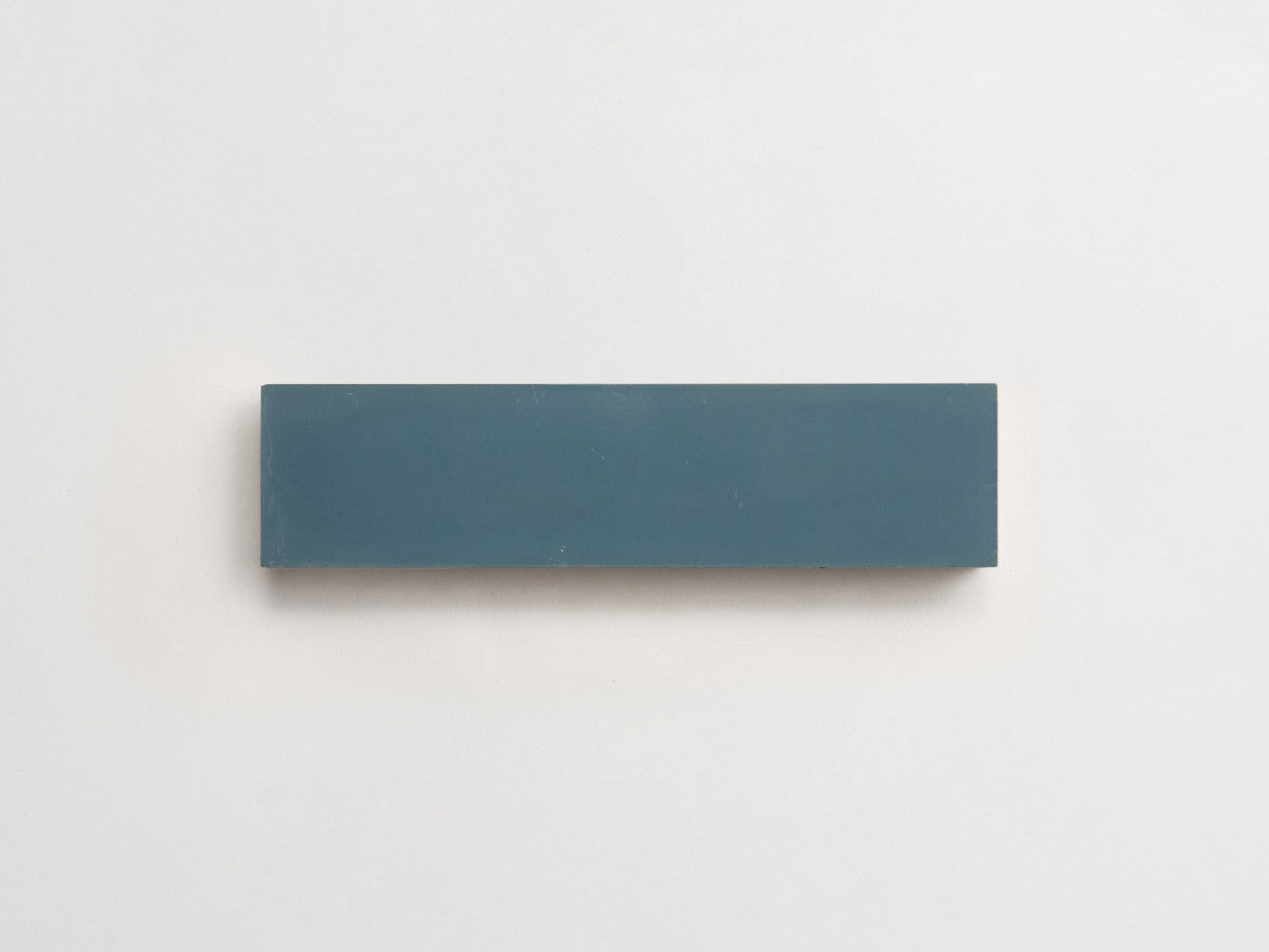 Cement Checkerboard Tile Trio 8x2 Brown, Blue, Tan.
