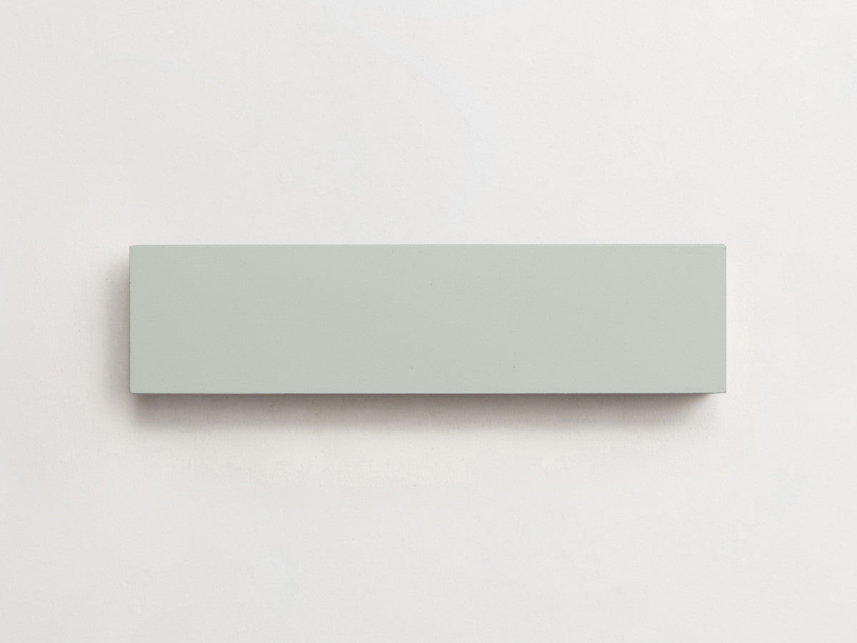 Cement tile solid colors 12x3 Rectangle Celadon Green.