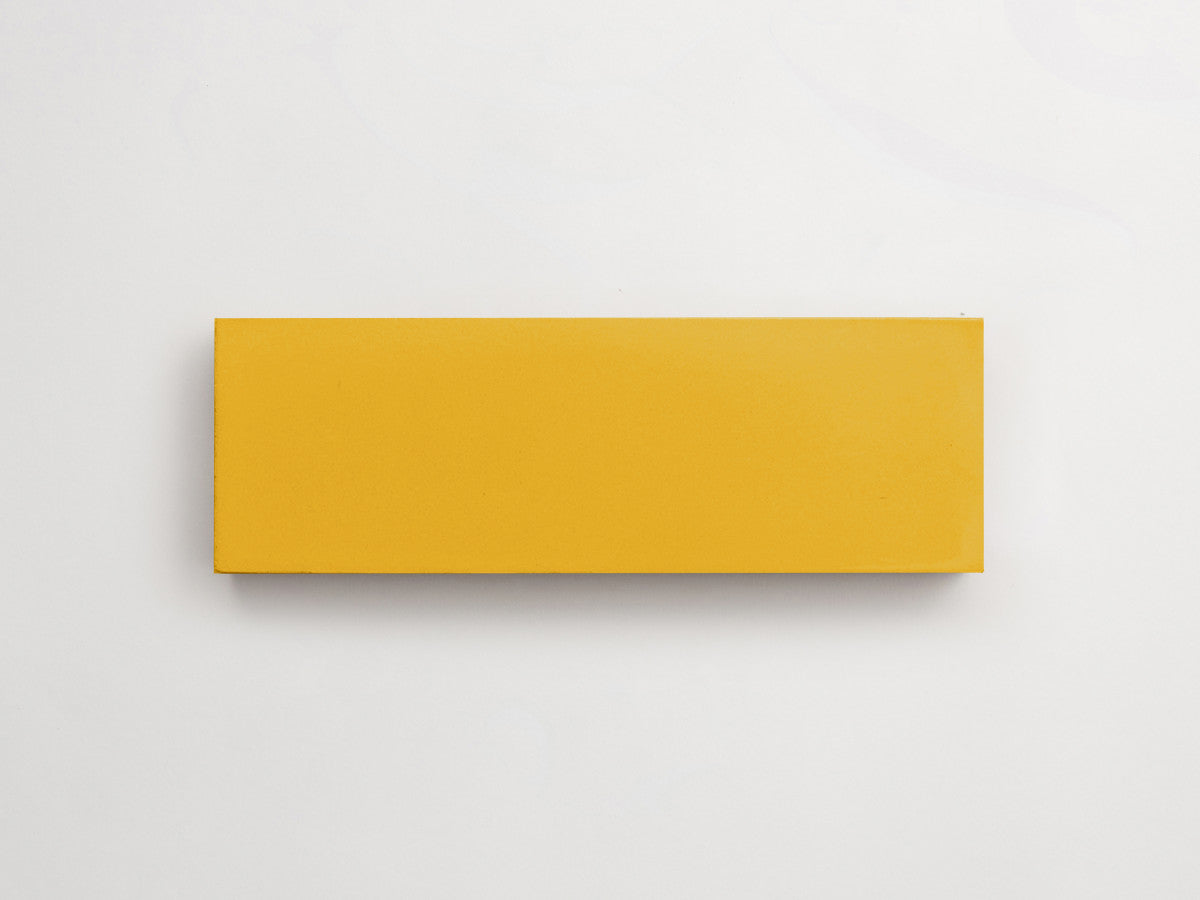 Cement tile solid colors 6x2 Rectangle Duckling Yellow.