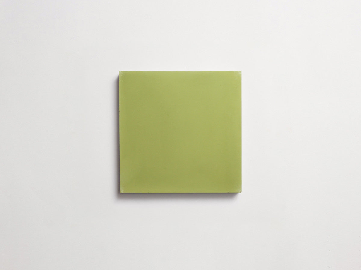 Cement Checkerboard Tile Trio 4x4 Brown, Green, White.