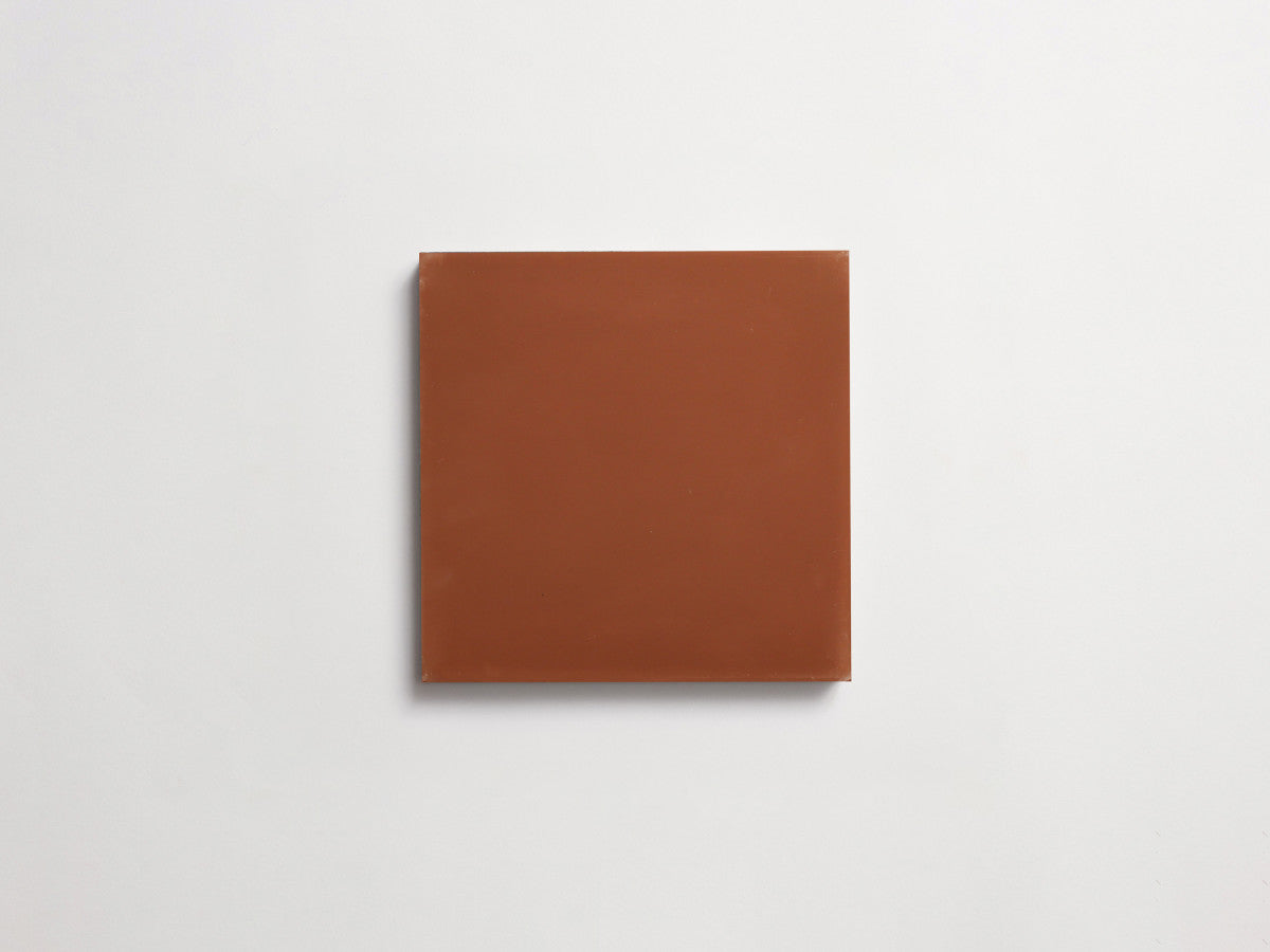 Cement Checkerboard Tile Trio 4x4 Red, Brown, Maroon.