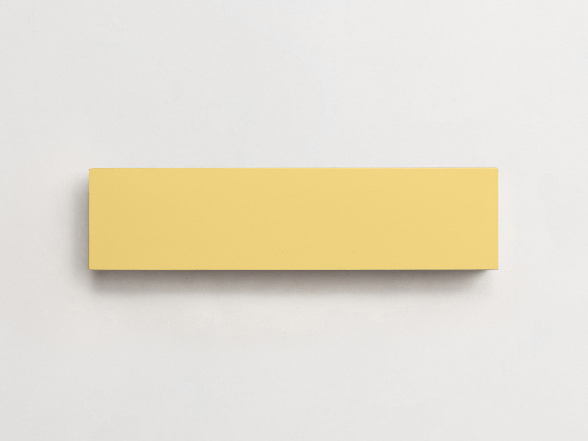 Cement tile solid colors 12x3 Rectangle Flan Yellow.