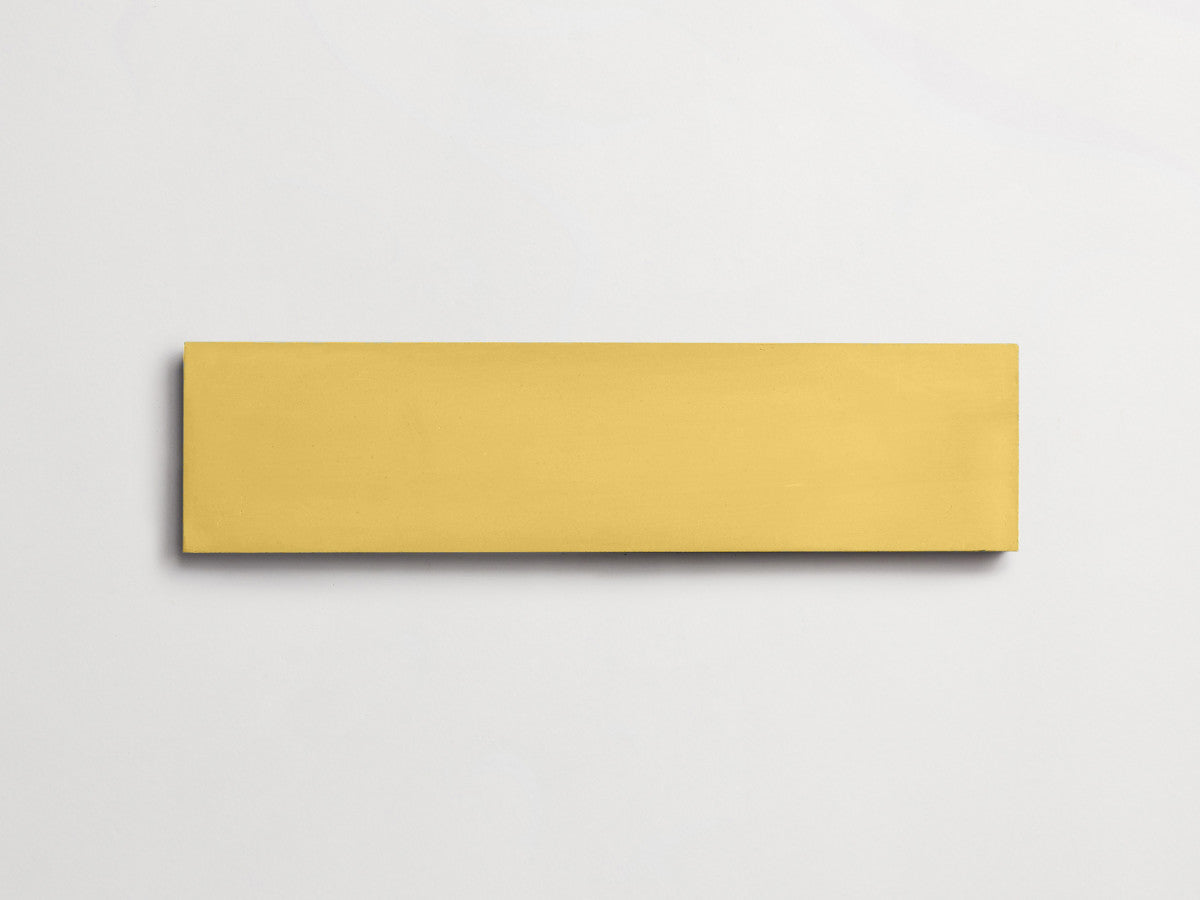 Cement Checkerboard Tile Trio 12x3 Yellow, Green, Grey.