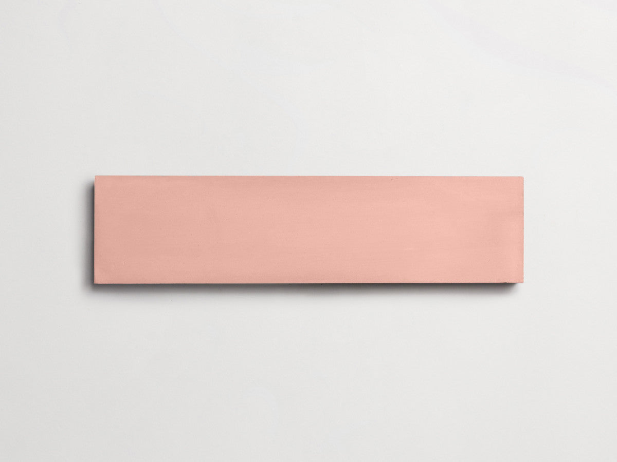 Cement Checkerboard Tile Trio 12x3 Grey, White, Pink.