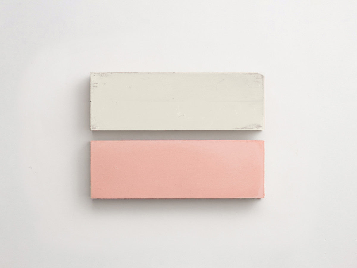Cement Checkerboard Tile Bundle 6x2 White, Pink.