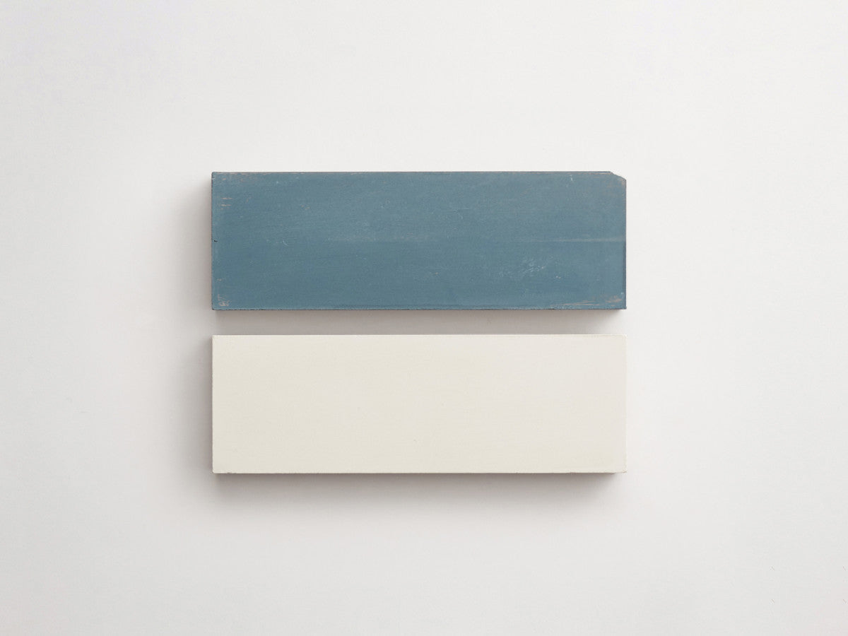 Cement Checkerboard Tile Bundle 6x2 White, Blue.