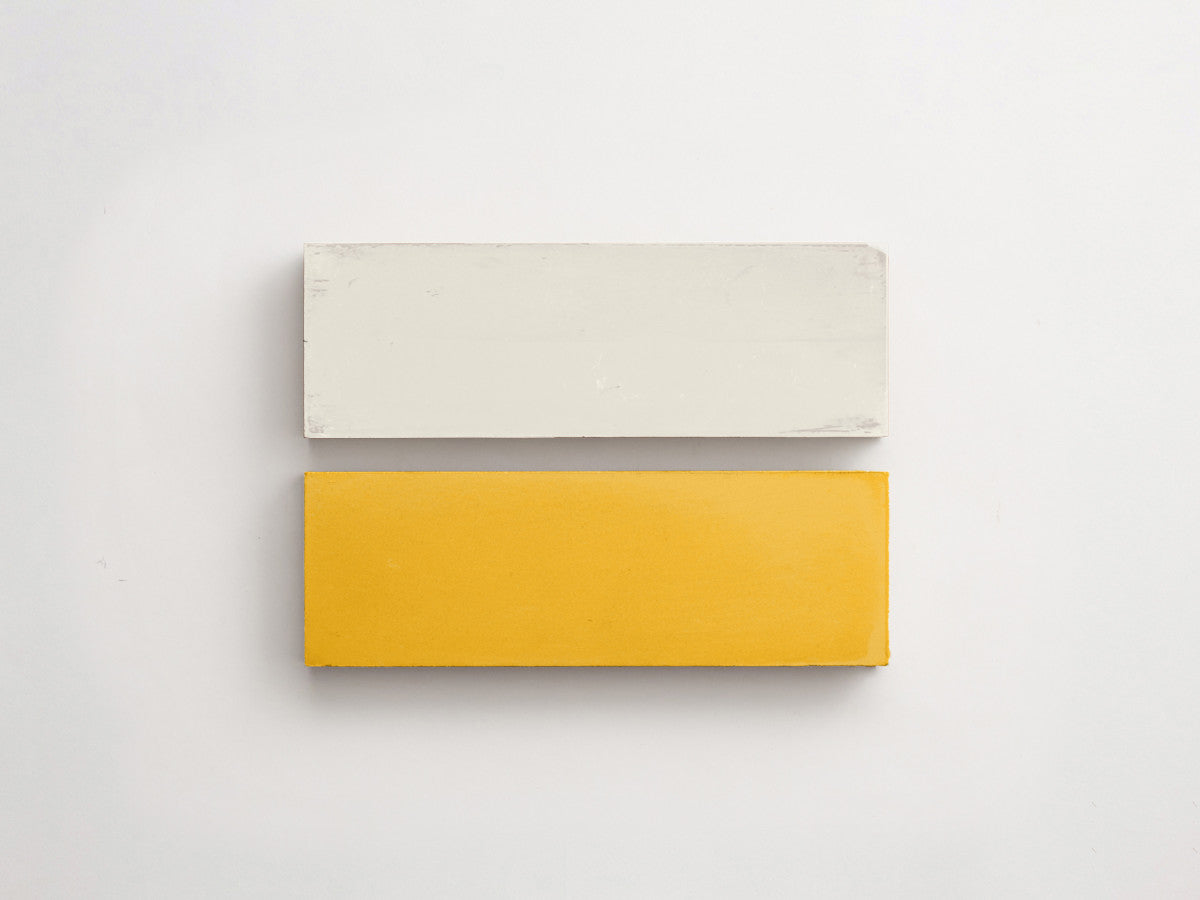Cement Checkerboard Tile Bundle 6x2 White, Yellow.