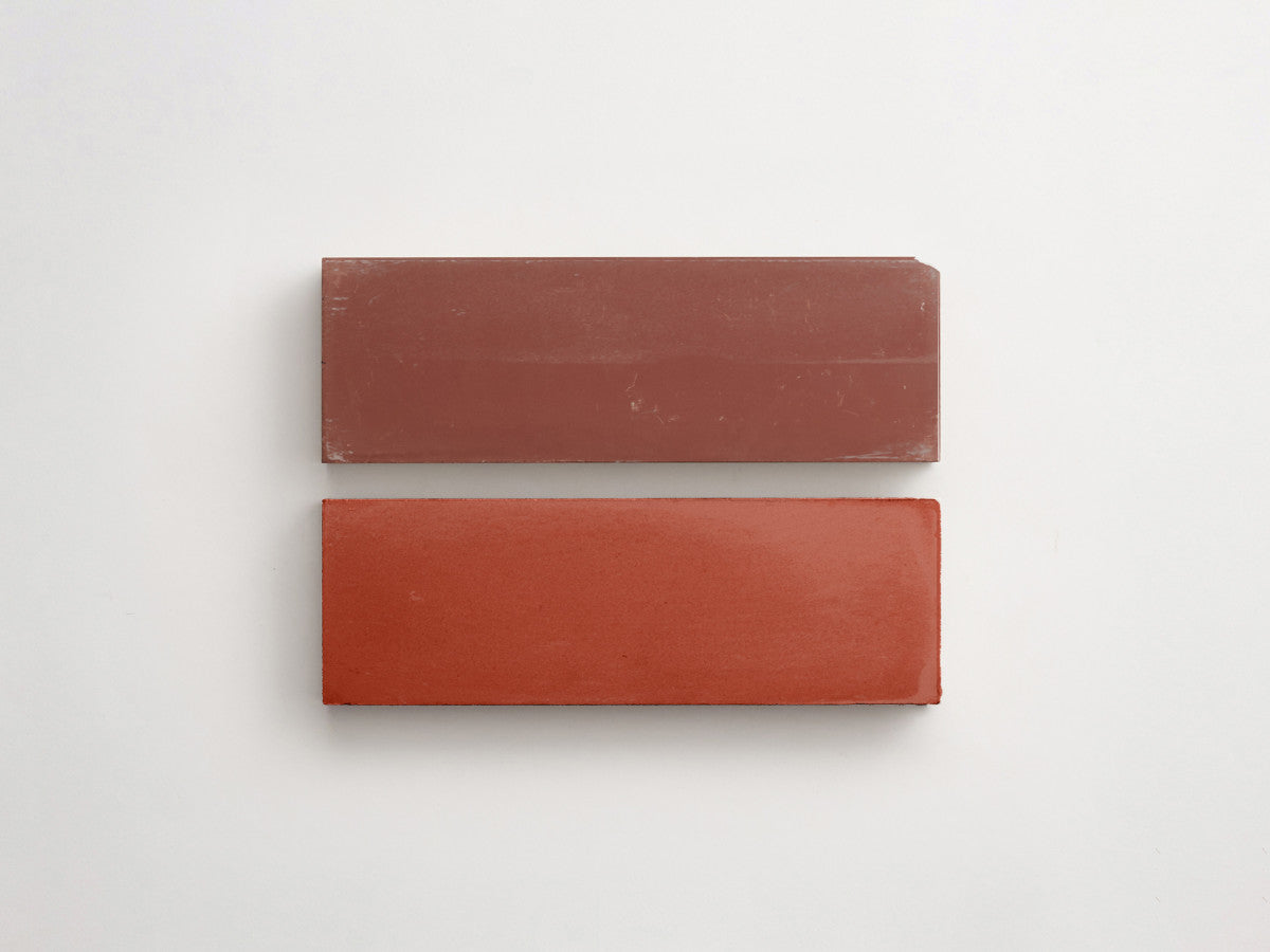 Cement Checkerboard Tile Bundle 6x2 Brown, Red.