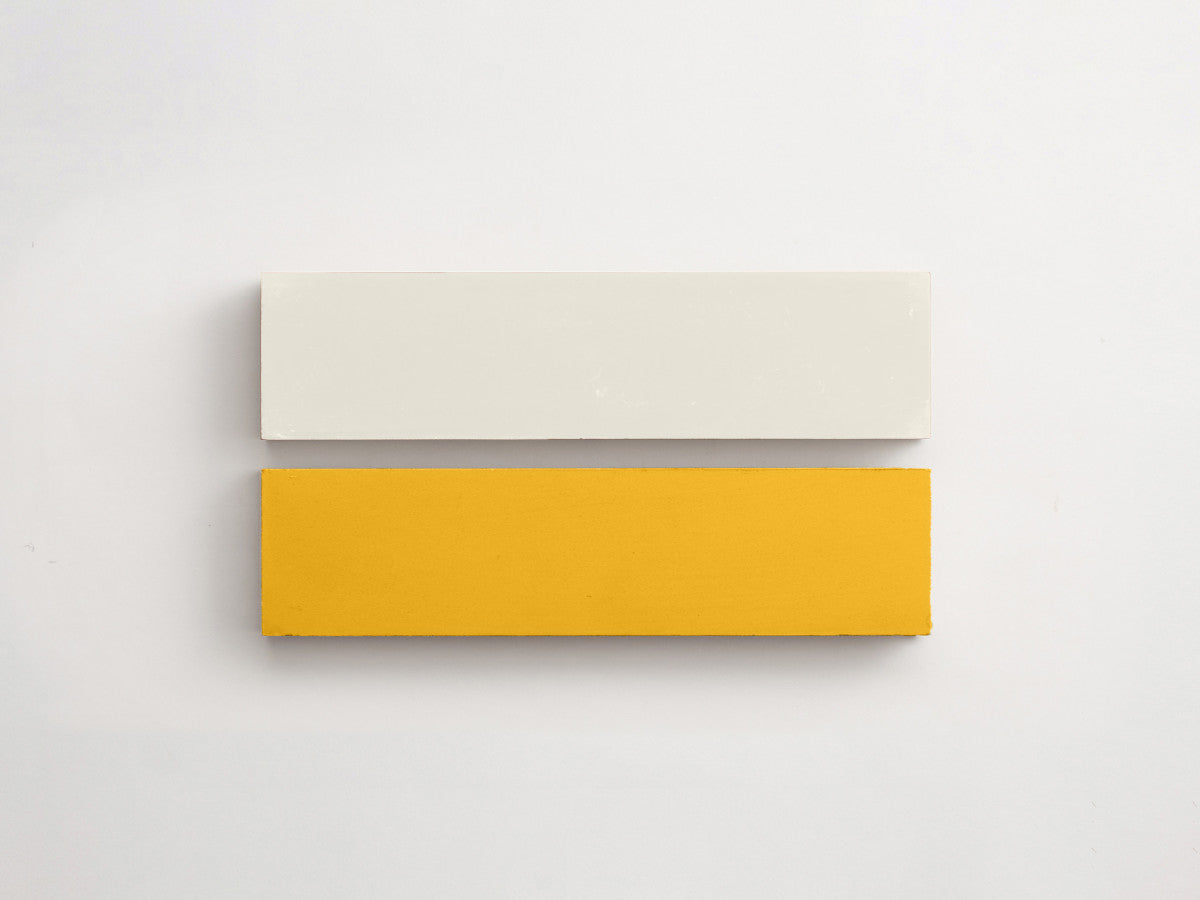 Cement Checkerboard Tile Bundle 8x2 White, Yellow.