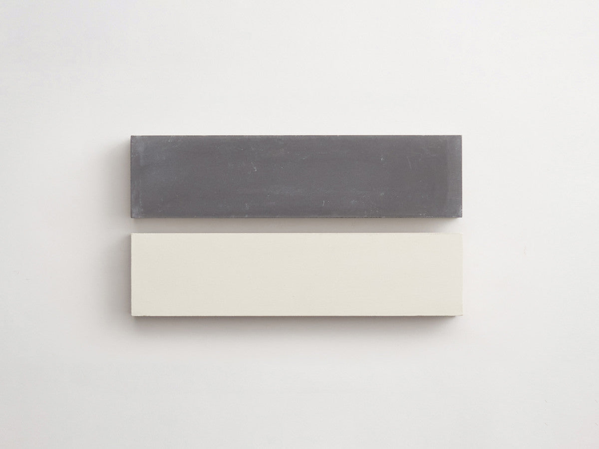 Cement Checkerboard Tile Bundle 8x2 White, Grey.