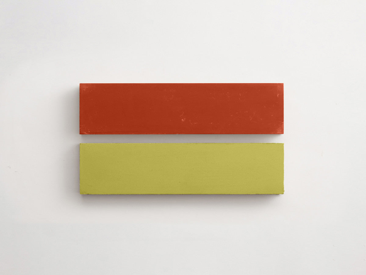 Cement Checkerboard Tile Bundle 8x2 Green, Red.