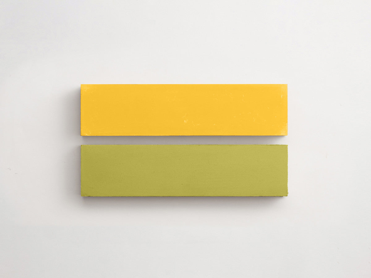 Cement Checkerboard Tile Bundle 8x2 Yellow, Green.