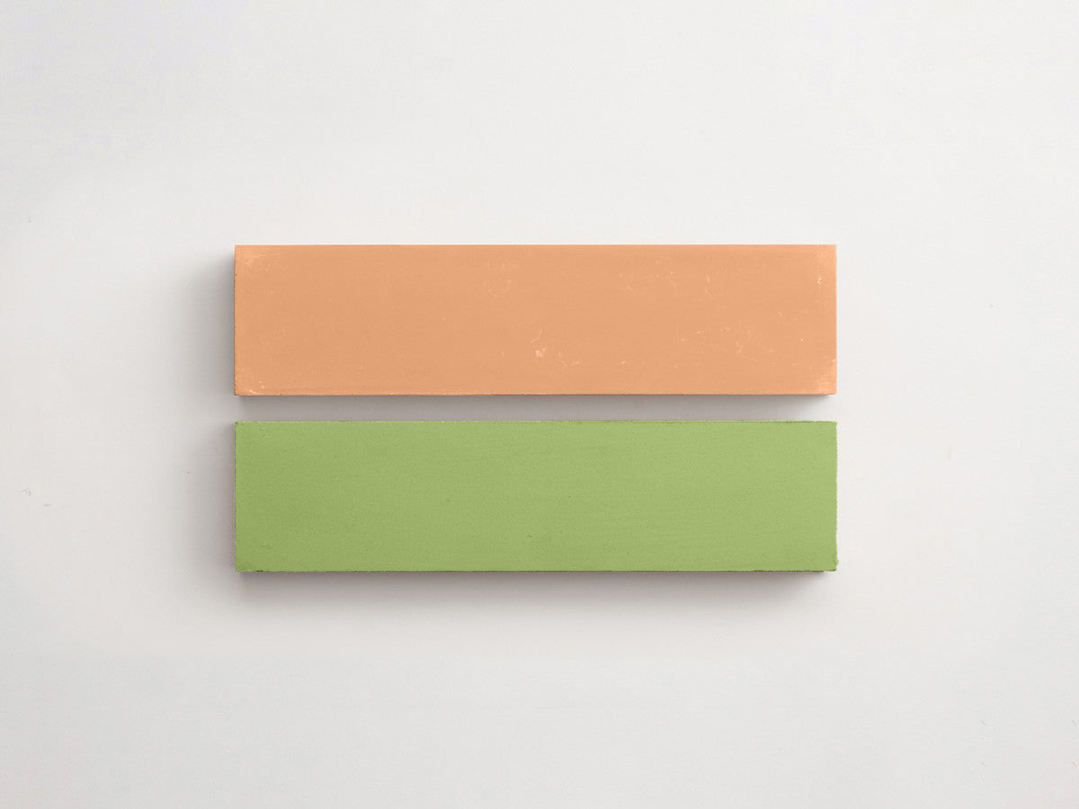 Cement Checkerboard Tile Bundle 8x2 Green, Pink.
