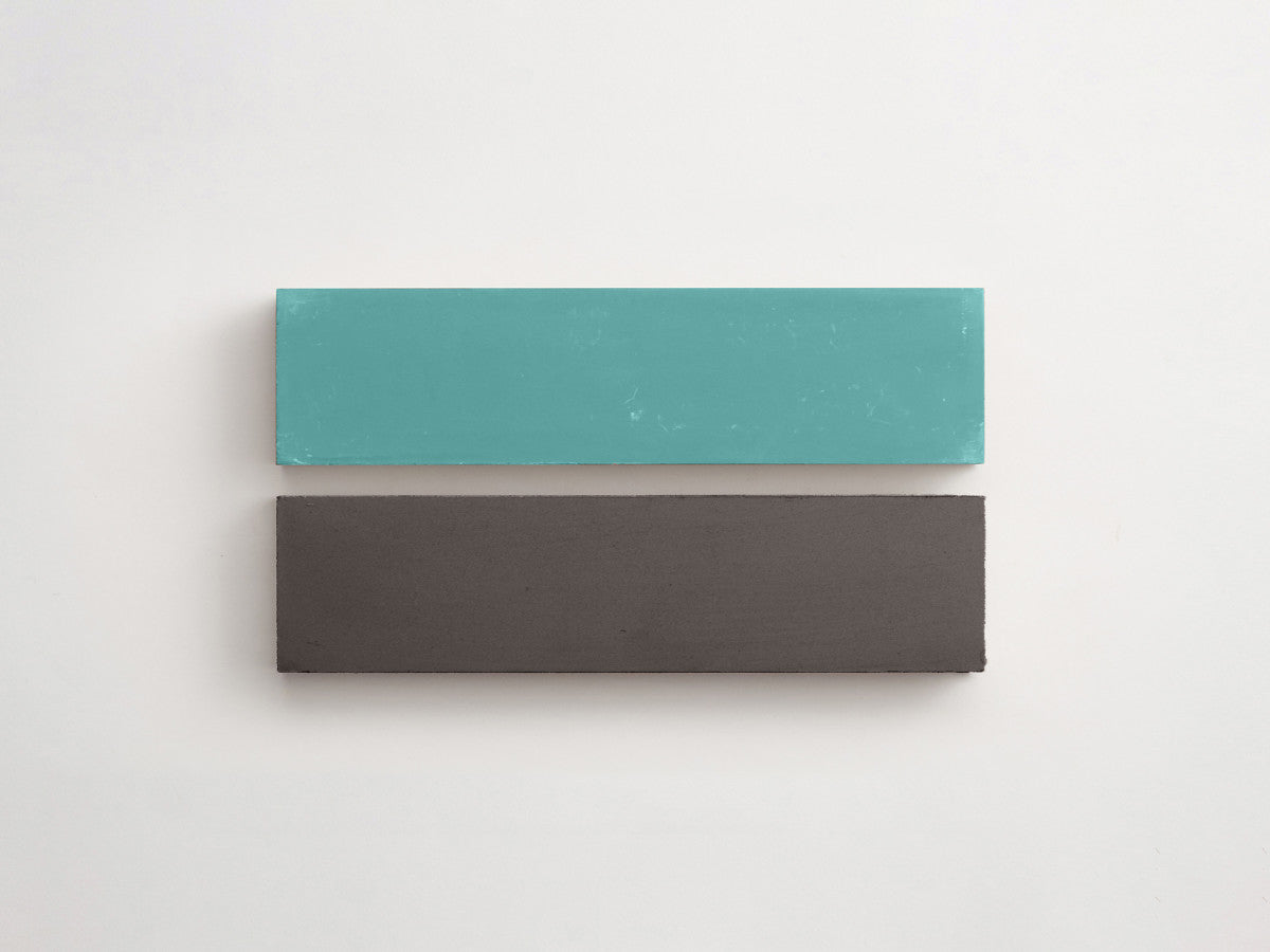 Cement Checkerboard Tile Bundle 8x2 Blue, Grey.