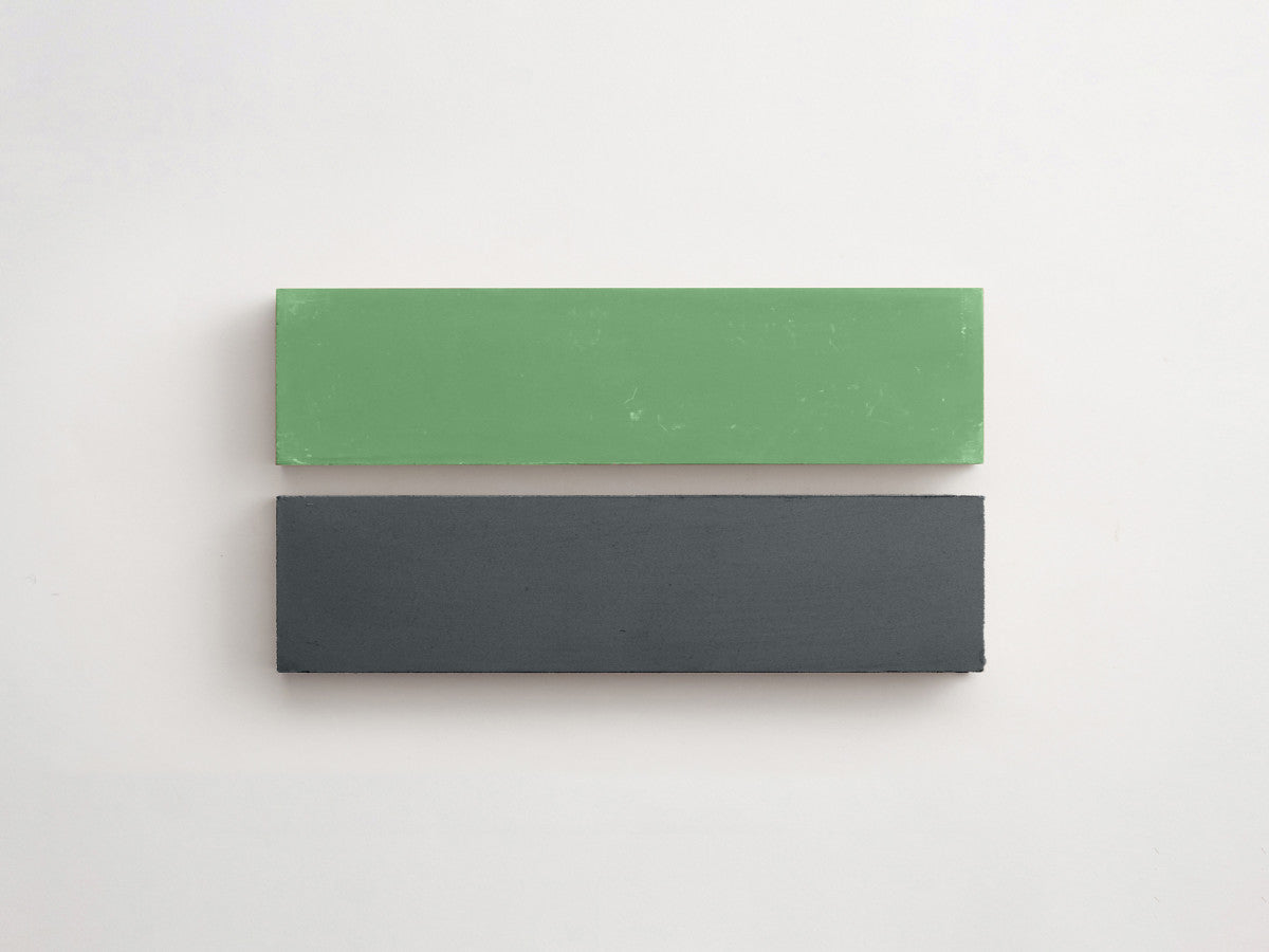 Cement Checkerboard Tile Bundle 8x2 Green, Blue.