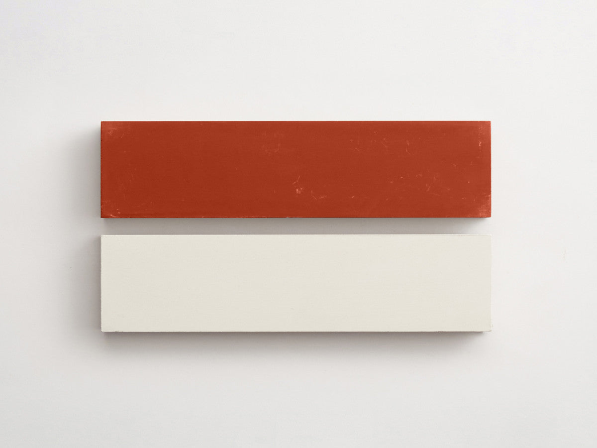 Cement Checkerboard Tile Bundle 12x3 White, Red.