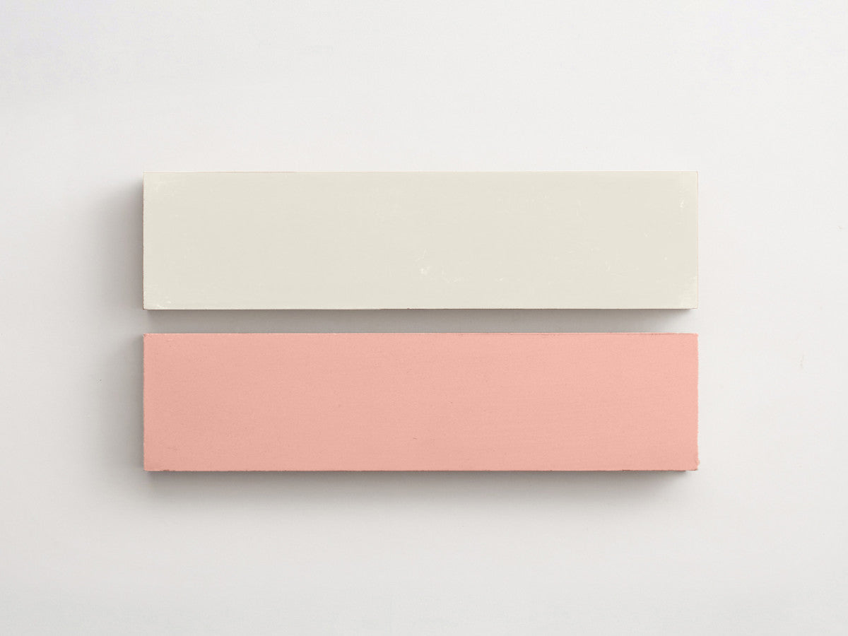 Cement Checkerboard Tile Bundle 12x3 White, Pink.