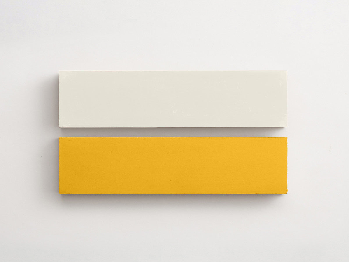 Cement Checkerboard Tile Bundle 12x3 White, Yellow.