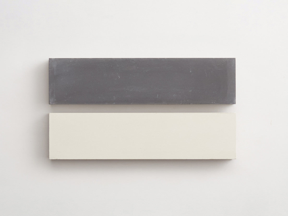 Cement Checkerboard Tile Bundle 12x3 White, Grey.