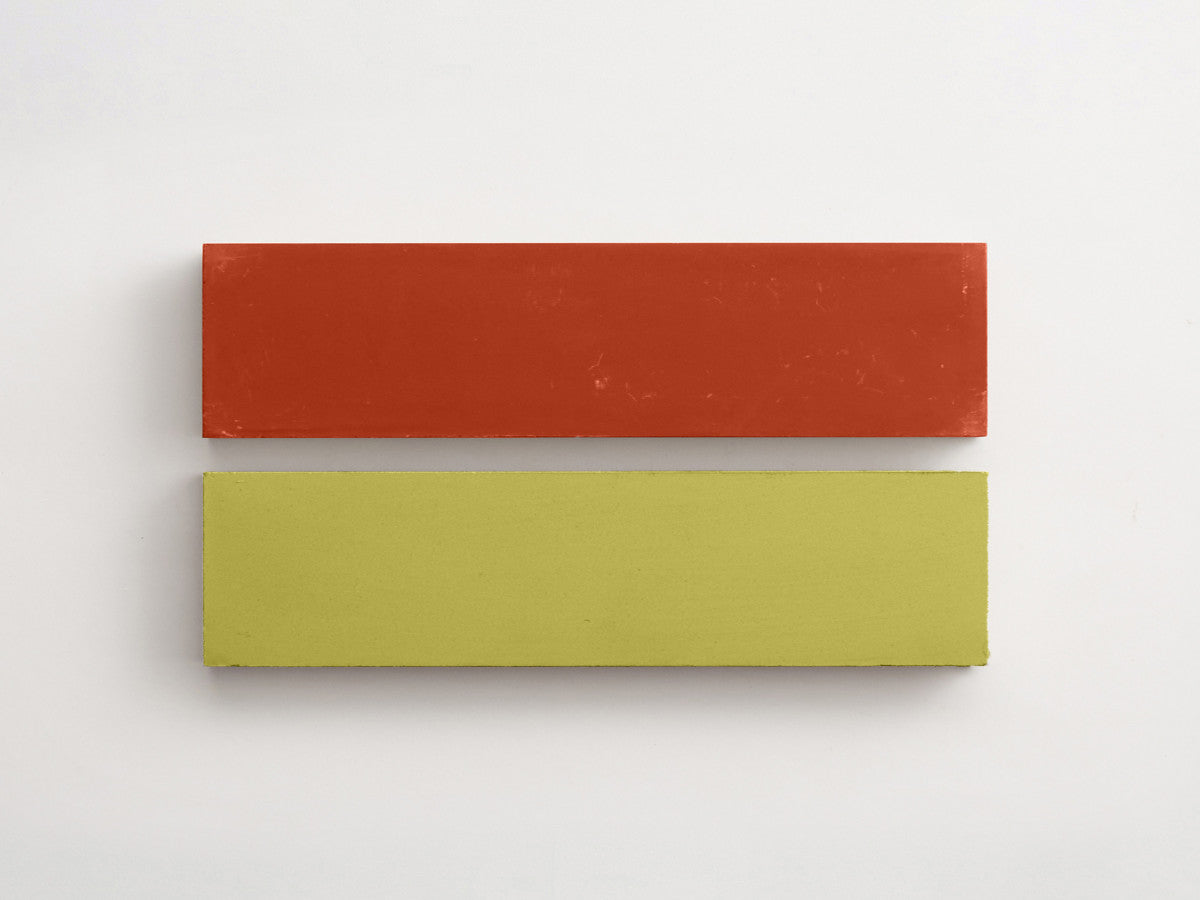 Cement Checkerboard Tile Bundle 12x3 Green, Red.