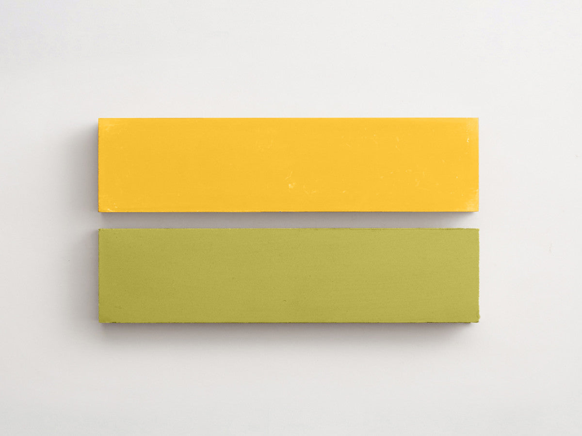 Cement Checkerboard Tile Bundle 12x3 Yellow, Green.