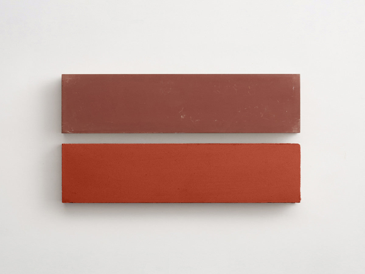 Cement Checkerboard Tile Bundle 12x3 Brown, Red.