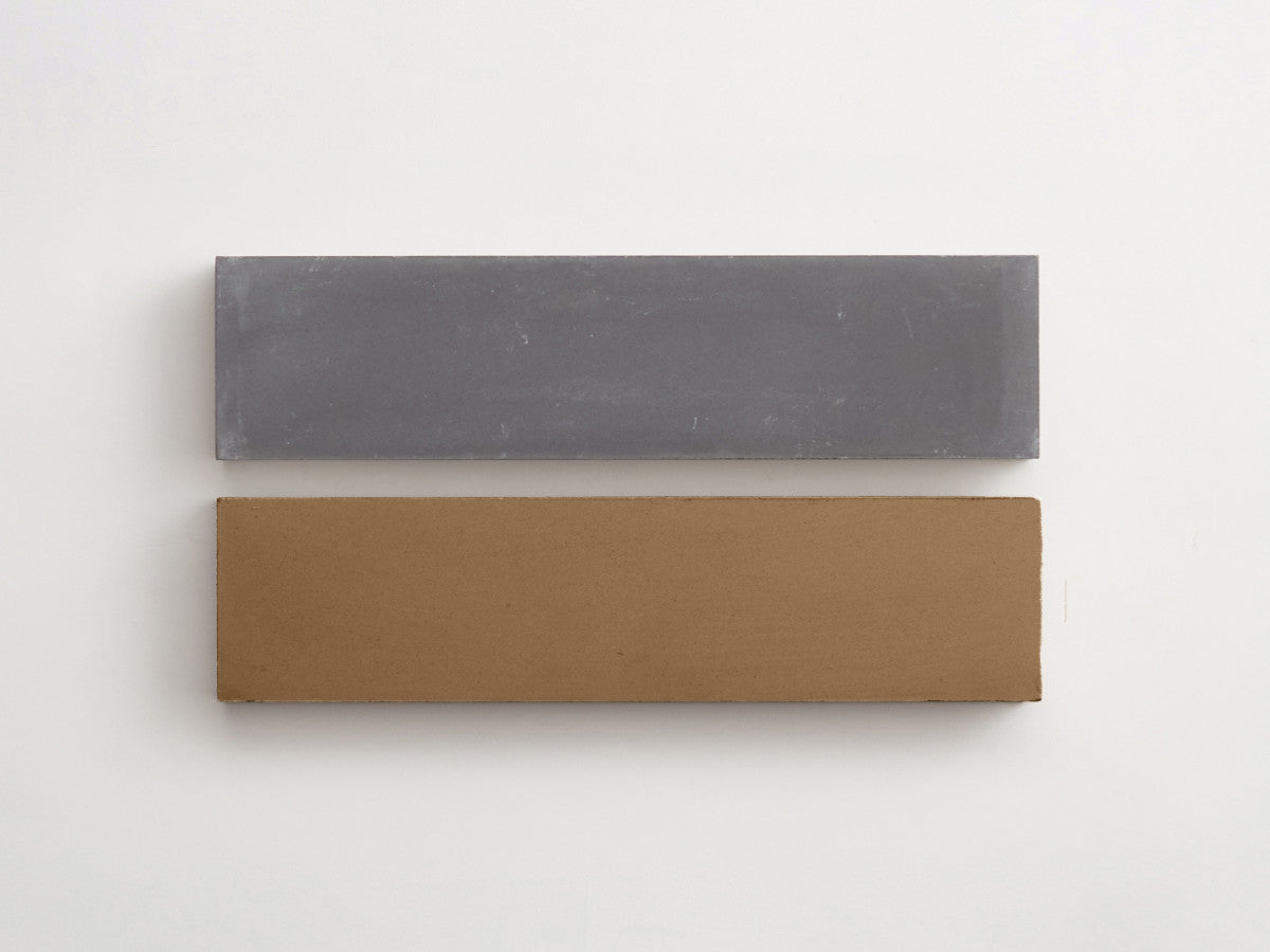 Cement Checkerboard Tile Bundle 12x3 Brown, Grey.