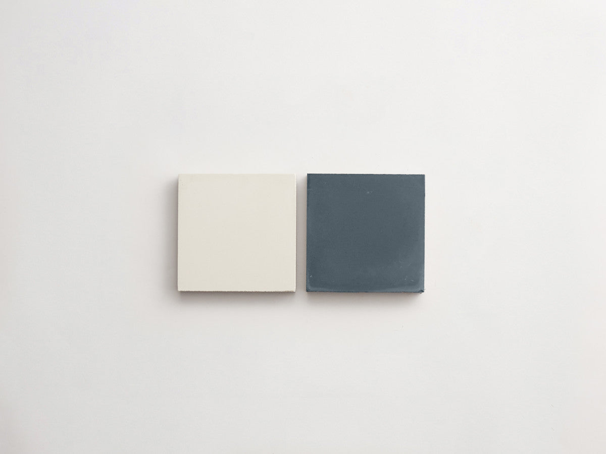 Cement Checkerboard Tile Bundle 4x4 White, Blue.
