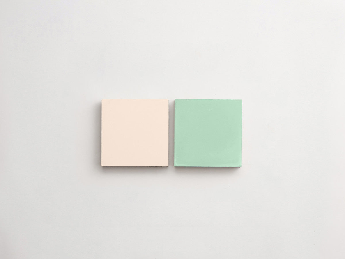 Cement Checkerboard Tile Bundle 4x4 Pink, Green.