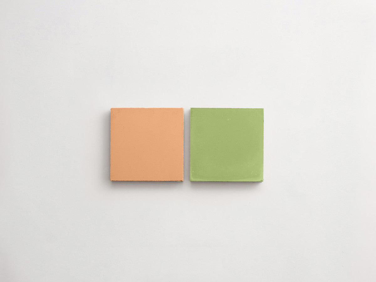 Cement Checkerboard Tile Bundle 4x4 Green, Pink.