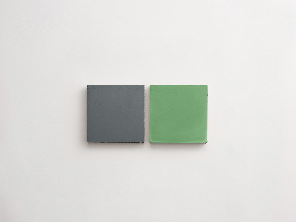 Cement Checkerboard Tile Bundle 4x4 Green, Blue.