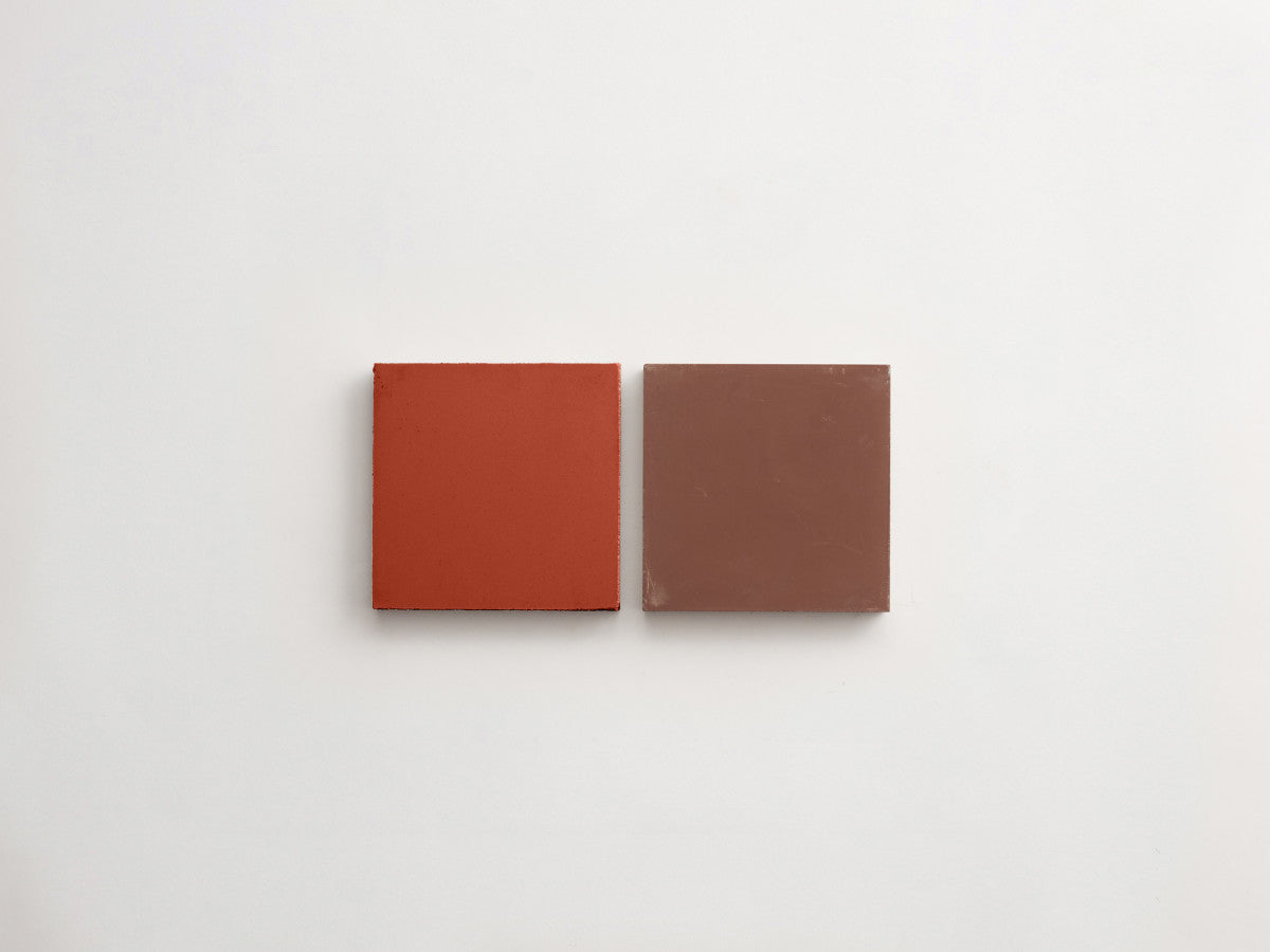Cement Checkerboard Tile Bundle 4x4 Brown, Red.