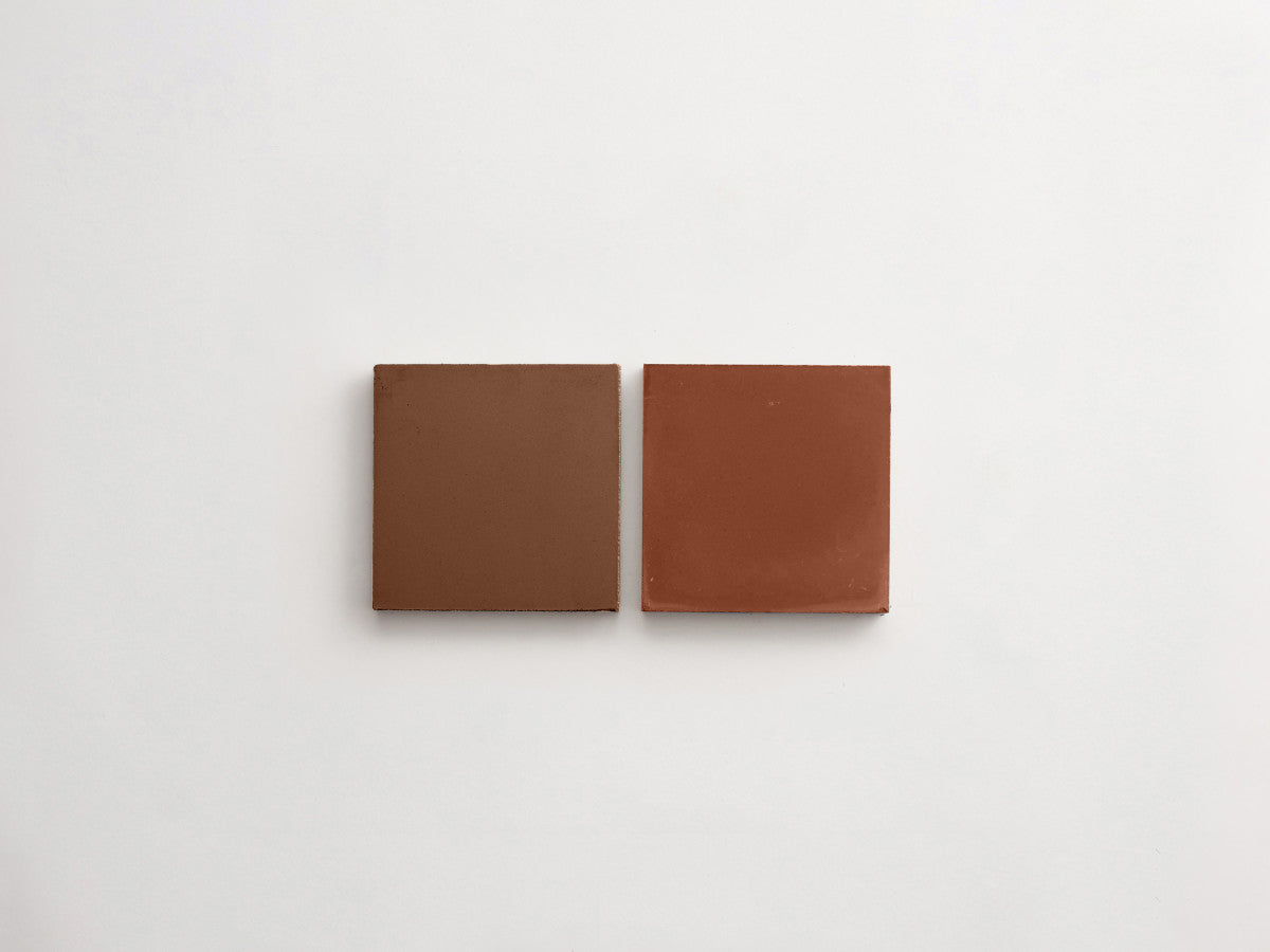 Cement Checkerboard Tile Bundle 4x4 Brown, Maroon.