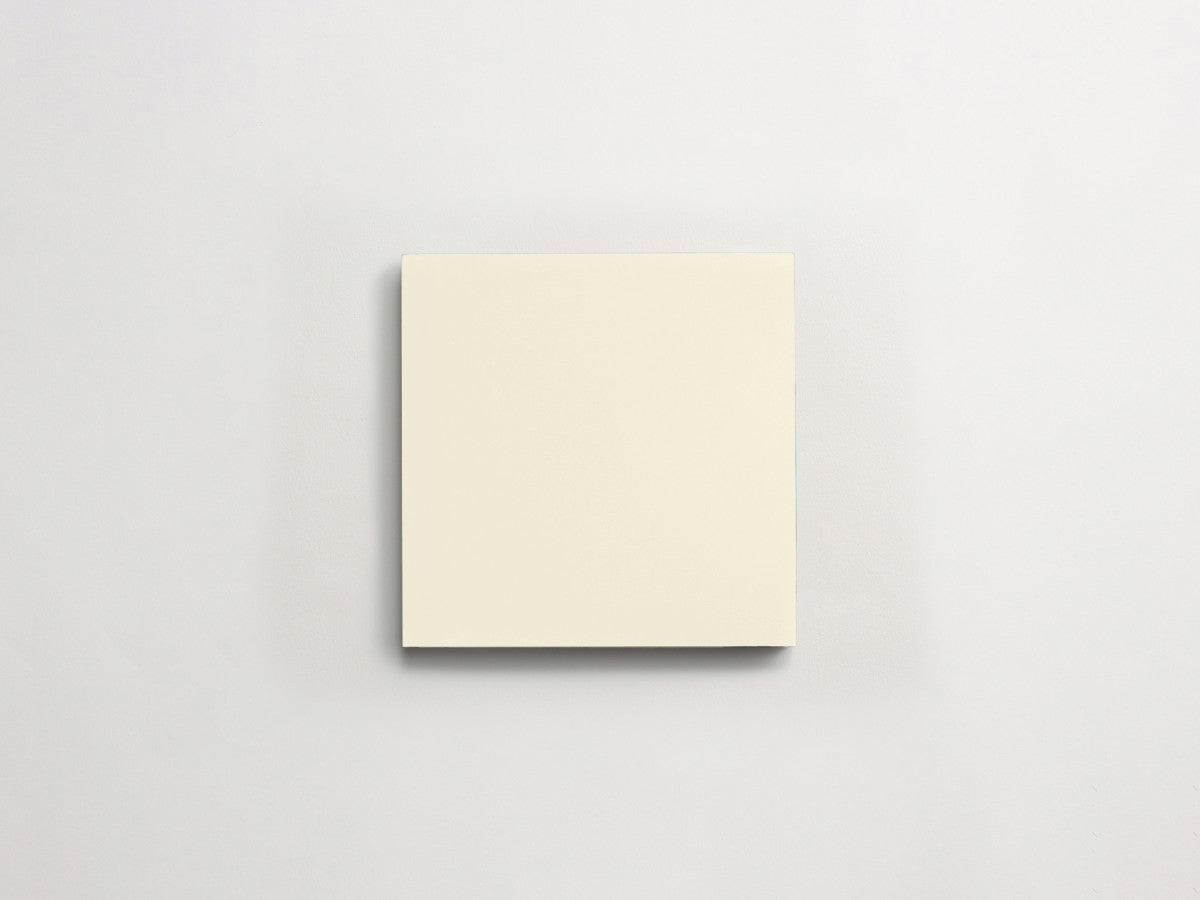 Cement tile solid colors 4x4 Square Paste White.