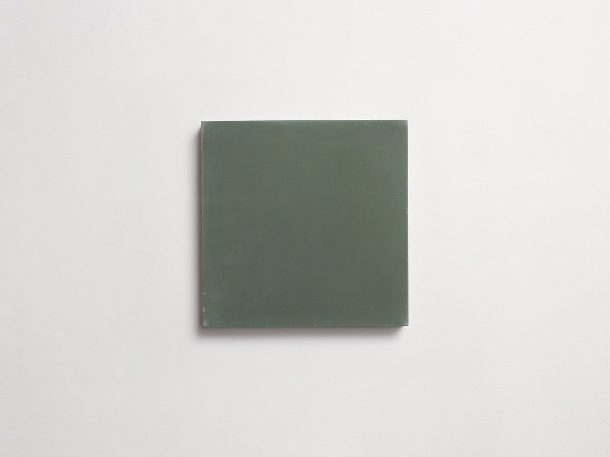 Cement Checkerboard Tile Trio 4x4 Brown, Green, Tan.